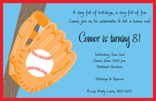Great Baseball Catch Invitation