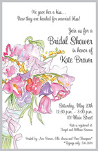 Beautiful Watercolor Bouquet Wash Invitations
