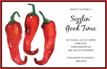 Hot Peppers Invitation