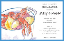 Lousianan Crawfish Style Invitation