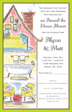Chic House Shower Invitations