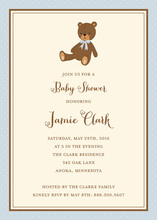 Charming Baby Elements Invitation
