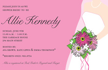 Strawberry Bride Invitation