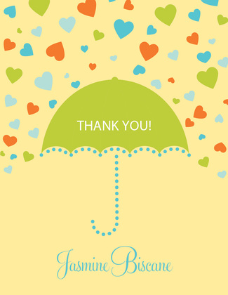 Forecasting Love Extra Bright Thank You Cards