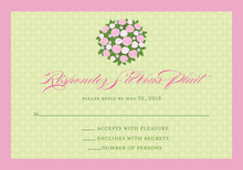 Blushing Bride RSVP Cards
