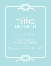 Blue Knot Invitations