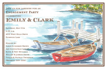 At The Lake On The Deck Invitations