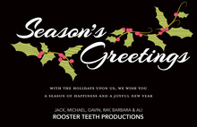 Corporate Holiday Wishes Greeting Cards