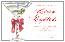 Christmas Martini Invitations