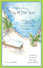 Luxurious Spa Day Invitations