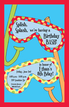 Summer Preppy Flip Beach Bash Invites