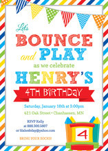 Bouncy House Invitation