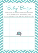 Navy Bow Tie Baby Shower Bingo Cards