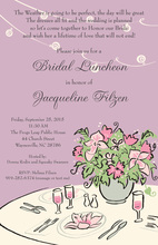 Lavender Watercolor Wash Wedding Invitations