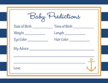Mint Polka Dots Baby Prediction Cards