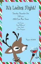 Deer Friends Holiday Party Invitation