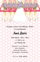 Pink Bridesmaids Invitations
