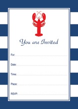 Seafood Festive Invitations