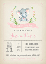Butterflies and Babies Invitation