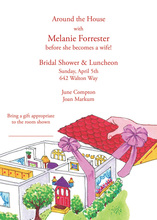 Chic House Shower Invitations
