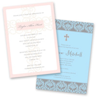 Party invitation themes Baptism Invitations