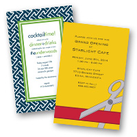 Party invitation themes Business Invitations