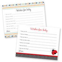Baby Shower Games Wish Cards
