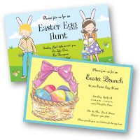 Seasonal Holiday Easter Invitations