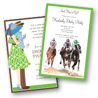 Seasonal holiday party Kentucky Derby Invitations