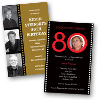 Adult Birthday Invitations 80th Birthday
