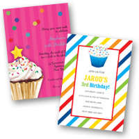 Popular Invite Themes Cake & Cupcakes
