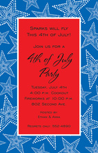 American Bald Eagle Banner Invitations