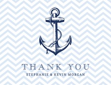 Ahoy Mate Chevron Invitations