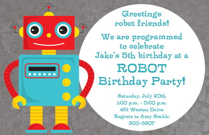 Programmable Robot Invitations