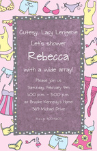 Lingerie Everywhere Classic Invitations