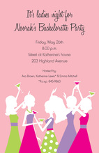 Glam Girls Night Out Invitation