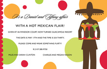 Happy Mexican Fiesta Duo Couple Invitations