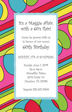 Flashback Psychadelic Border Invitations