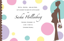 Polka Dots Sassy Invitations