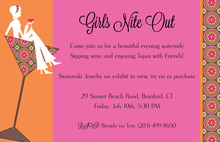 3 Stock The Bar Light Pink Invitations