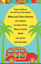 Beach Baby Invitations