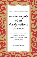 Rich Monarch Border Invitations
