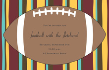 Football Field Goal Invitations