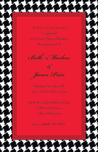 Red Dandy Framed Invitations