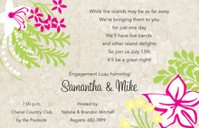 Ivory Tropical Invitations