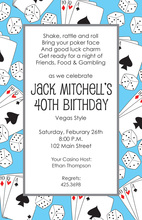 Dice Deck Cards Invitation