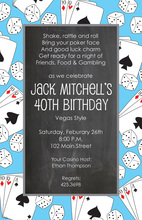 Gambling Style Party Invitations