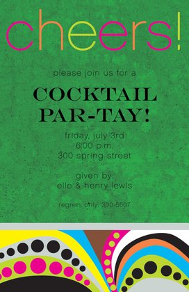 Hosting Cheerful Party Invitations