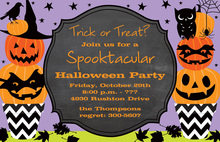 Smiling Jack Halloween Invitations