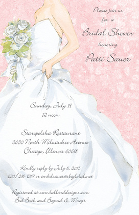 Summer White Dress Invitations